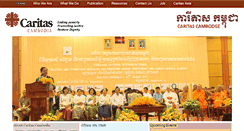 Desktop Screenshot of caritascambodia.org